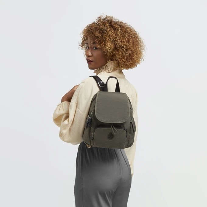 Kipling City Pack Mini Rugzak Green Moss 4 Kipling City Pack Mini Rugzak Green Moss - Afbeelding 2