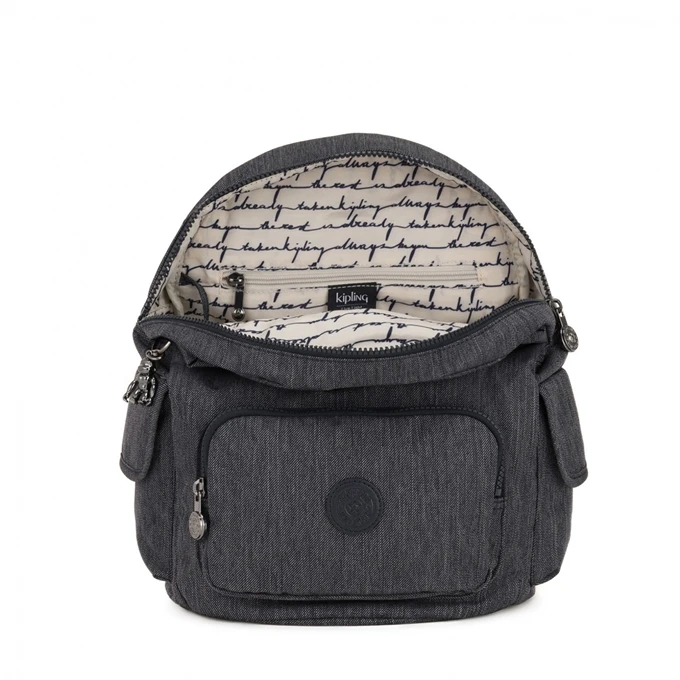 Kipling City Pack S Rugzak Active Denim 6 Kipling City Pack S Rugzak Active Denim - Afbeelding 4