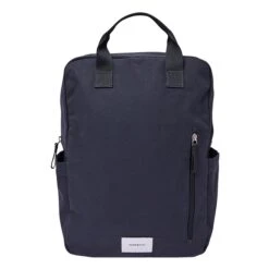 Sandqvist Knut Backpack Navy Blue With Navy Webbing