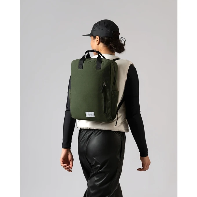 Sandqvist Knut Backpack II Dawn Green 4 Sandqvist Knut Backpack II Dawn Green - Afbeelding 2
