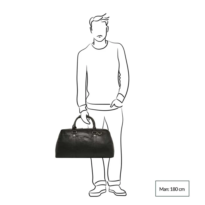 Castelijn & Beerens Verona Weekendtas Zwart 4 Castelijn & Beerens Verona Weekendtas Zwart - Afbeelding 2