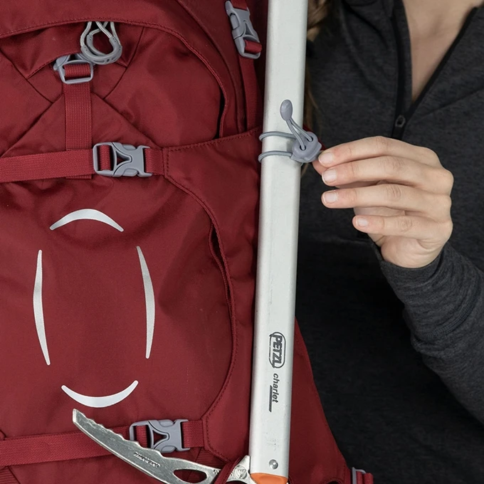 Osprey Ariel 55 Womens Backpack M/L Claret Red 19 Osprey Ariel 55 Womens Backpack M/L Claret Red - Afbeelding 17