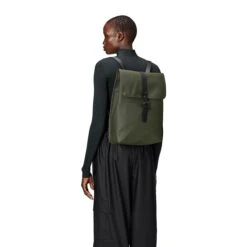 Rains Rucksack W3 Green 8 Rains Rucksack W3 Green -Tassen Verkoopwinkel image 3031