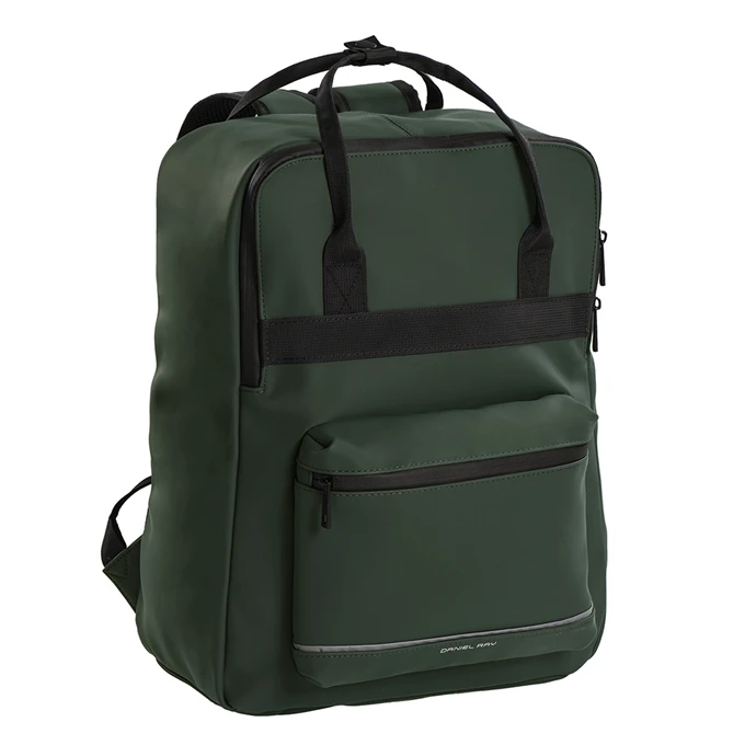 Daniel Ray Birmingham Waterafstotende Rugtas Dark Geen 3 Daniel Ray Birmingham Waterafstotende Rugtas Dark Geen