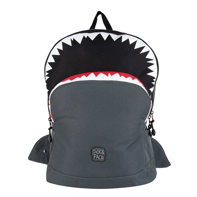 Pick & Pack Shark Shape Backpack L Anthracite 3 Pick & Pack Shark Shape Backpack L Anthracite