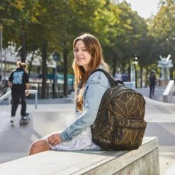 Enrico Benetti Andorra Laptop Rugazk 15" Zwart Goud Blad 10 Enrico Benetti Andorra Laptop Rugazk 15" Zwart Goud Blad -Tassen Verkoopwinkel image 3357