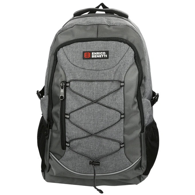 Enrico Benetti Yellow Stone 15'' Laptop Rugzak Grijs 3 Enrico Benetti Yellow Stone 15'' Laptop Rugzak Grijs