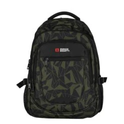 Tassen Verkoopwinkel 25 Enrico Benetti Santa Cruz 17.3" Laptop Rugtas Olijfgroen