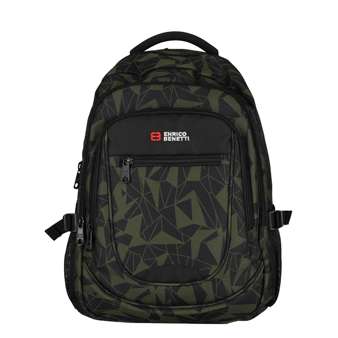 Enrico Benetti Santa Cruz 17.3" Laptop Rugtas Olijfgroen 2 Enrico Benetti Santa Cruz 17.3" Laptop Rugtas Olijfgroen