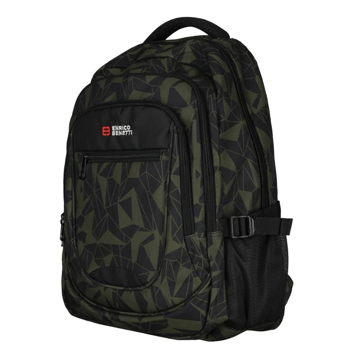 Enrico Benetti Santa Cruz 17.3" Laptop Rugtas Olijfgroen 5 Enrico Benetti Santa Cruz 17.3" Laptop Rugtas Olijfgroen - Afbeelding 4