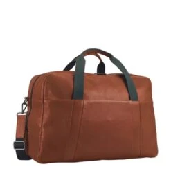 Leonhard Heyden Hamburg Travel Bag Cognac