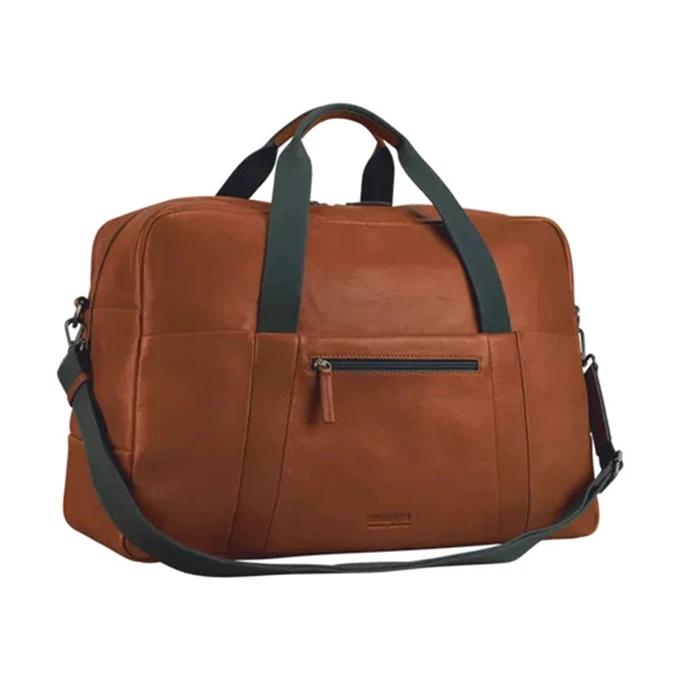 Leonhard Heyden Hamburg Travel Bag Cognac 4 Leonhard Heyden Hamburg Travel Bag Cognac - Afbeelding 2