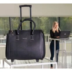 Olivia Lauren College Business Trolley Zwart 9 Olivia Lauren College Business Trolley Zwart -Tassen Verkoopwinkel image 884