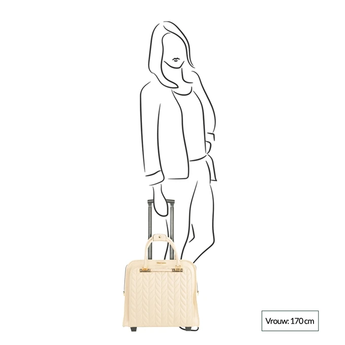 Olivia Lauren Sandra Business Trolley Grijs 4 Olivia Lauren Sandra Business Trolley Grijs - Afbeelding 2